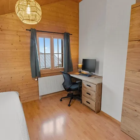 Chalet Demi-chalet Familial Au Calme Avec Magnifique Vue Leysin